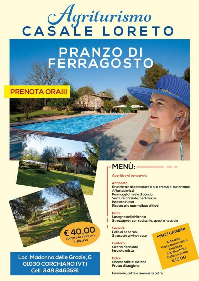 Agriturismo Casale Loreto Corchiano Екстериор снимка